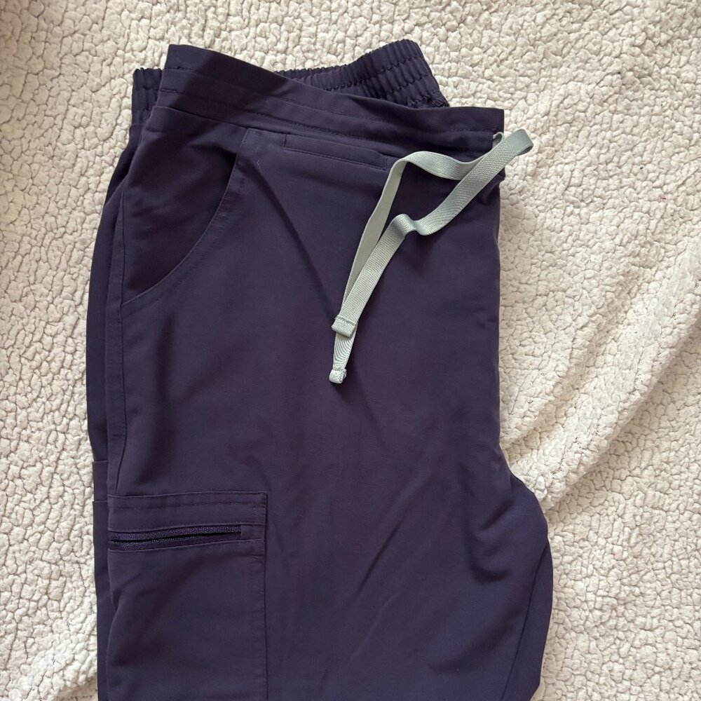 Figs Scrub Pants- Dark Purple